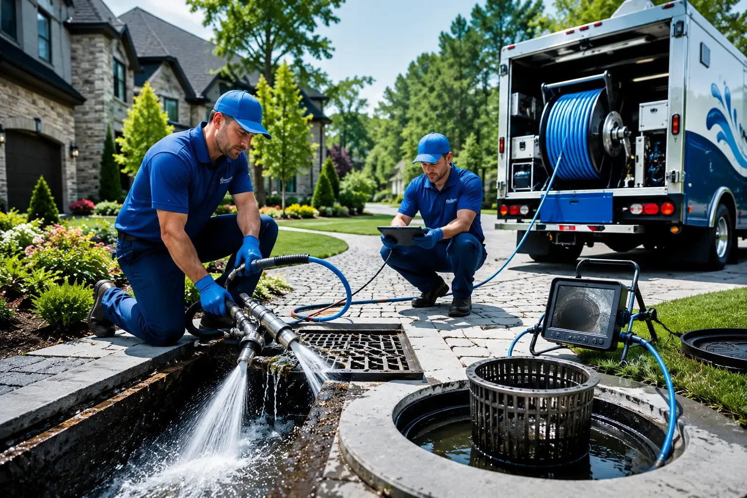 Local outdoor drain cleaning professionals in Plains, TX