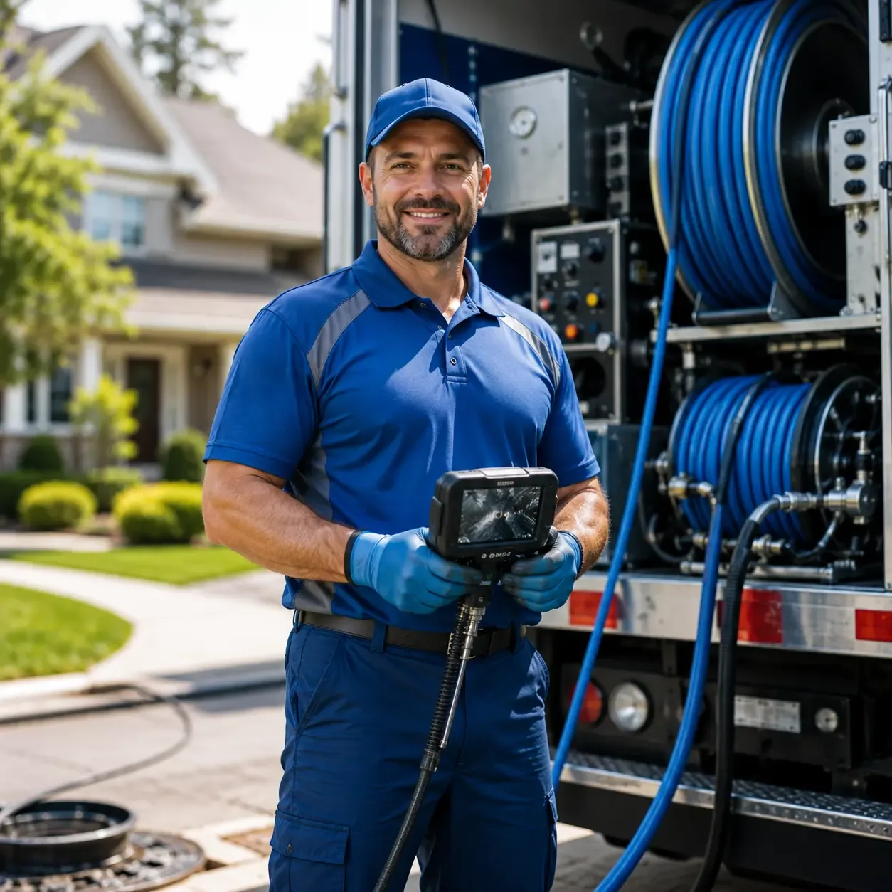 Local outdoor drain cleaning specialists in Plains, TX